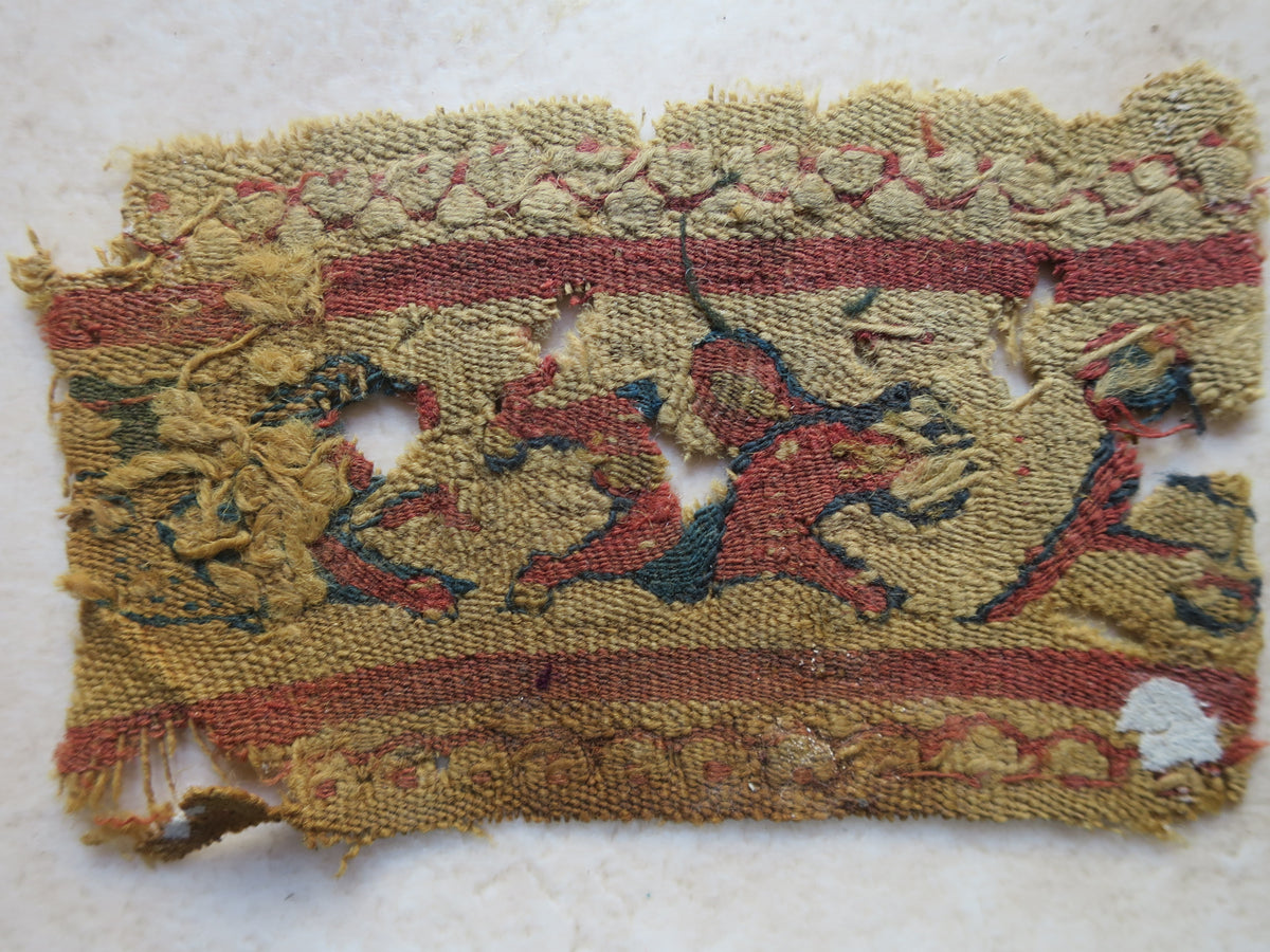Coptic Figural Band Fragment Circa 650–750 AD