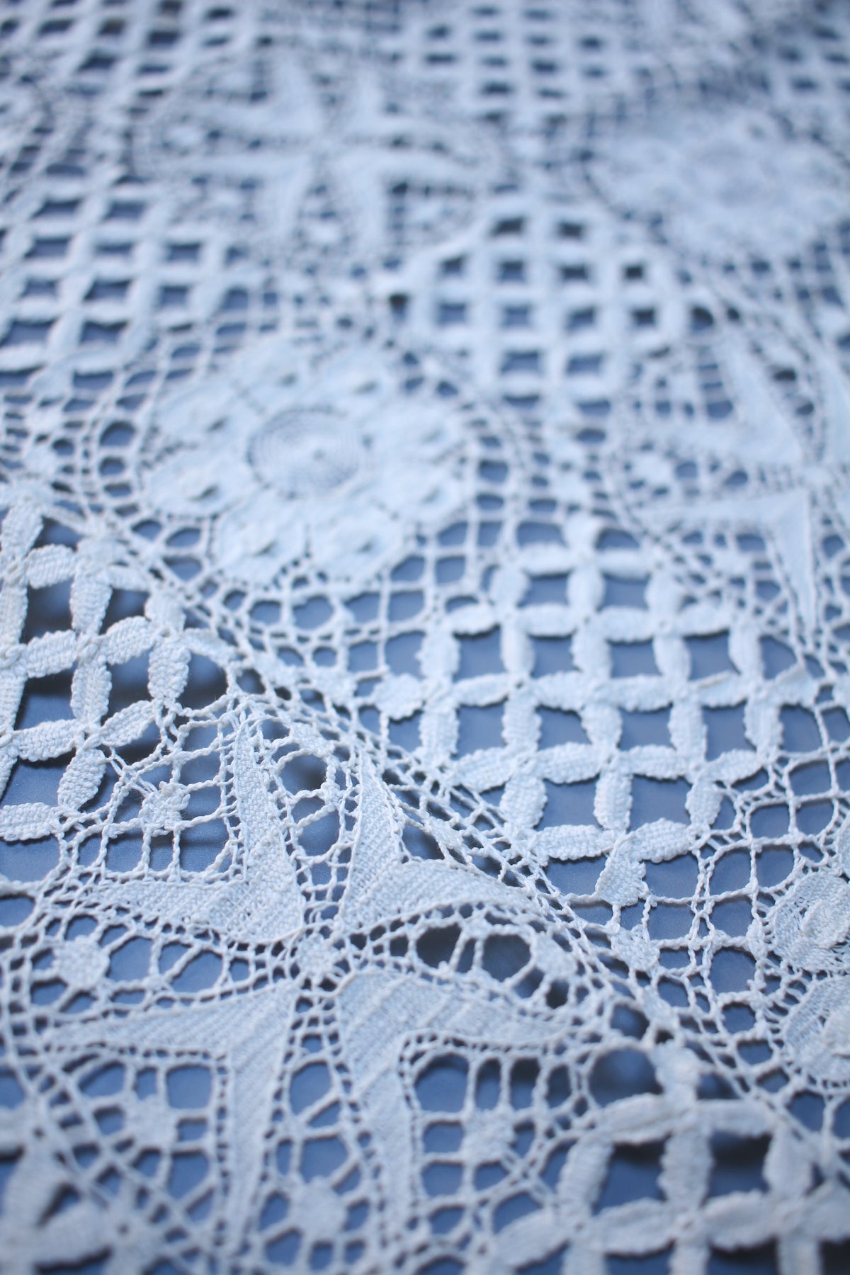 Ecru Nottingham Cluny Lace Fabric- Liturgical Ecclesiastical- 140cm Wide