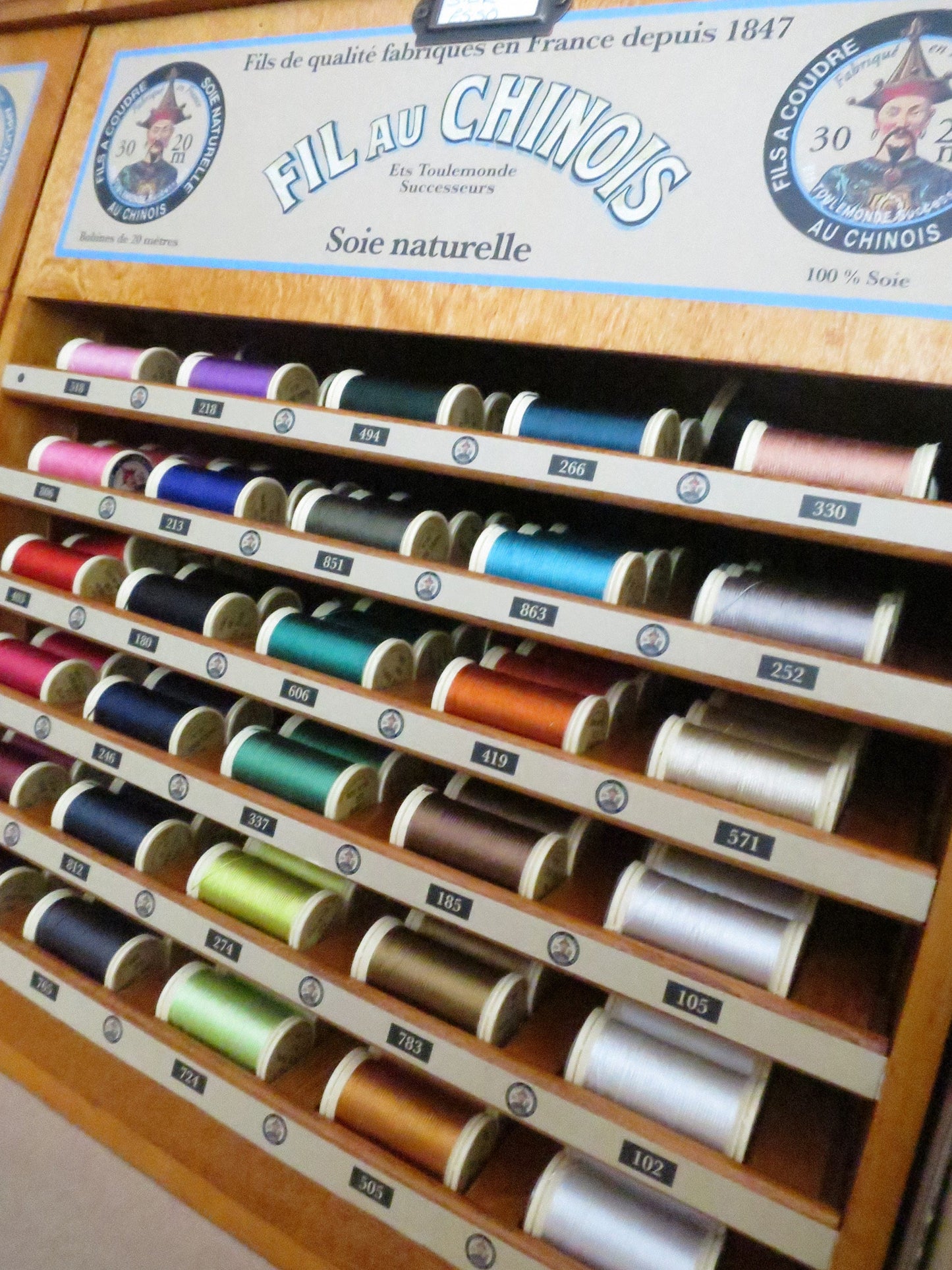 Sajou Fil au Chinois Pure Silk Perlé Embroidery/ Sewing Thread No.30- All Colours
