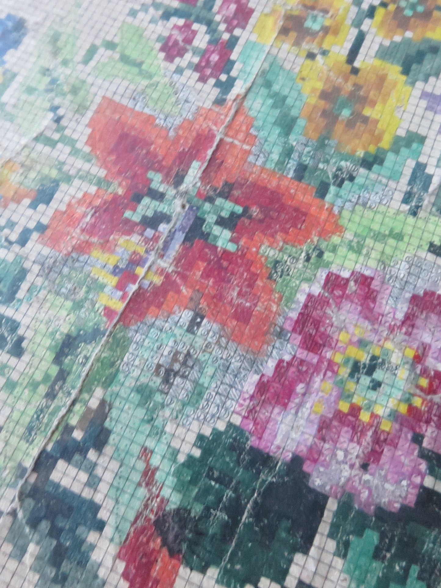 Antique Hand Painted Berlin Woolwork Embroidery Chart- T.P. Devrient