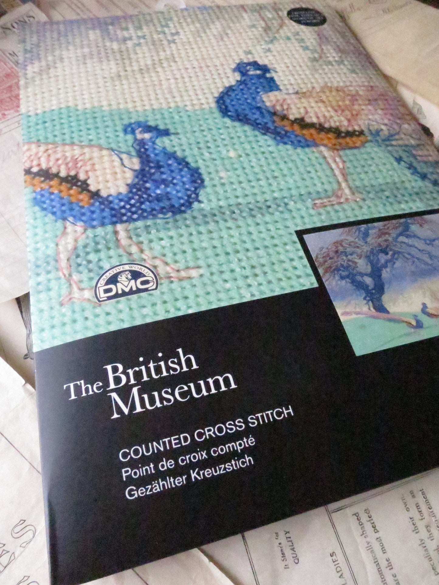 The British Museum 'When Winter Wanes' William Giles- Cross Stitch Embroidery Kit