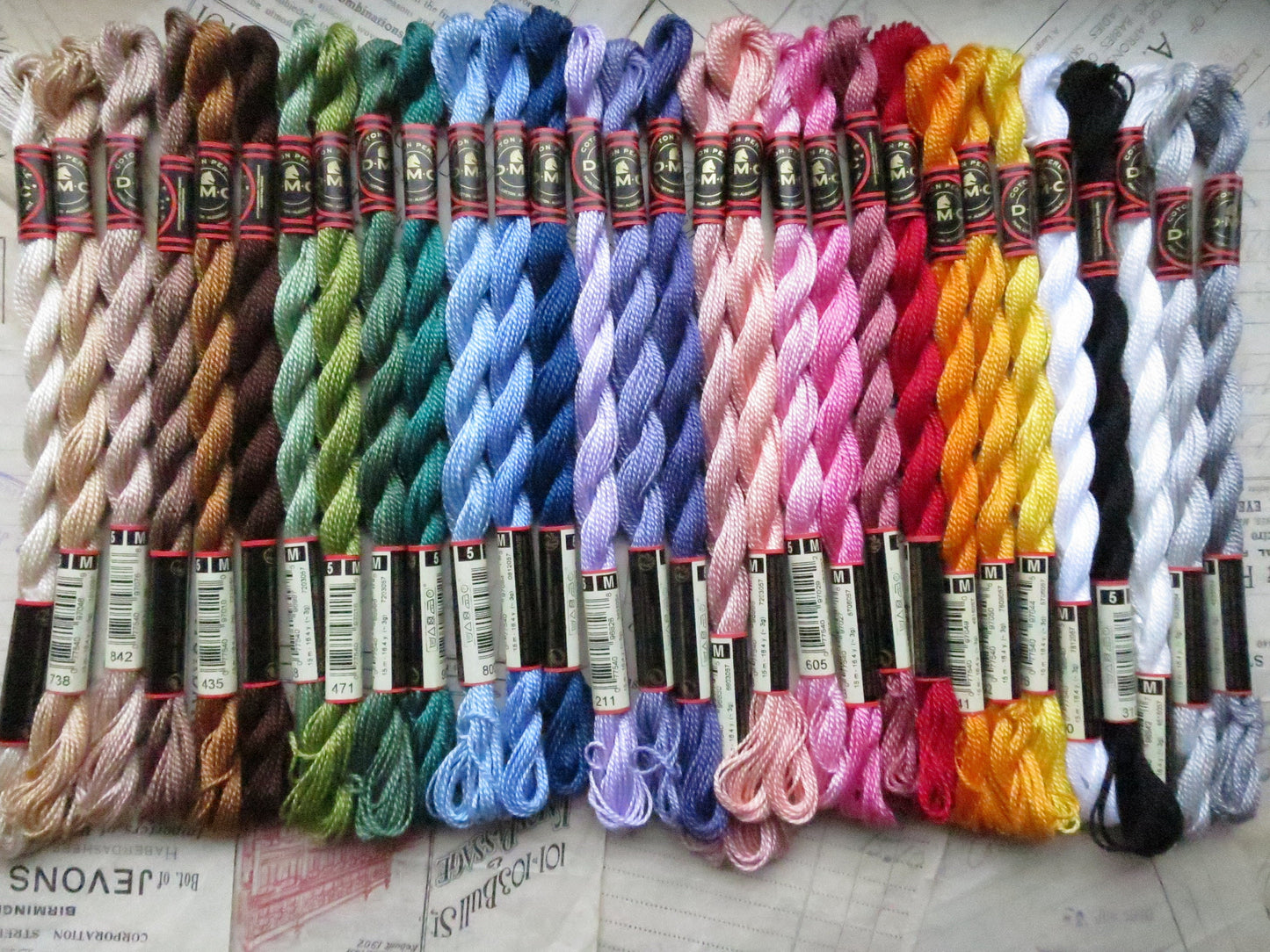 DMC Pearl Cotton No.5 Embroidery Thread- Various Colours