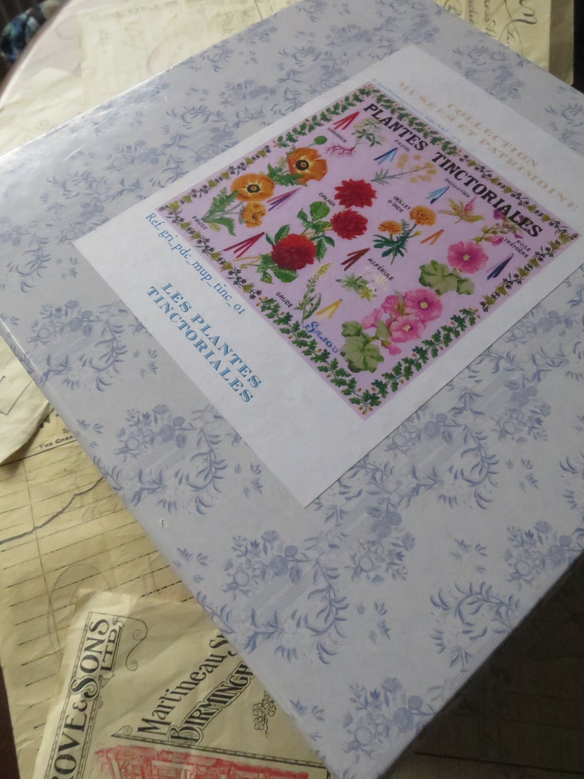 Sajou Museum & Heritage Gift Box Cross Stitch Kit- Tinctorial Plants