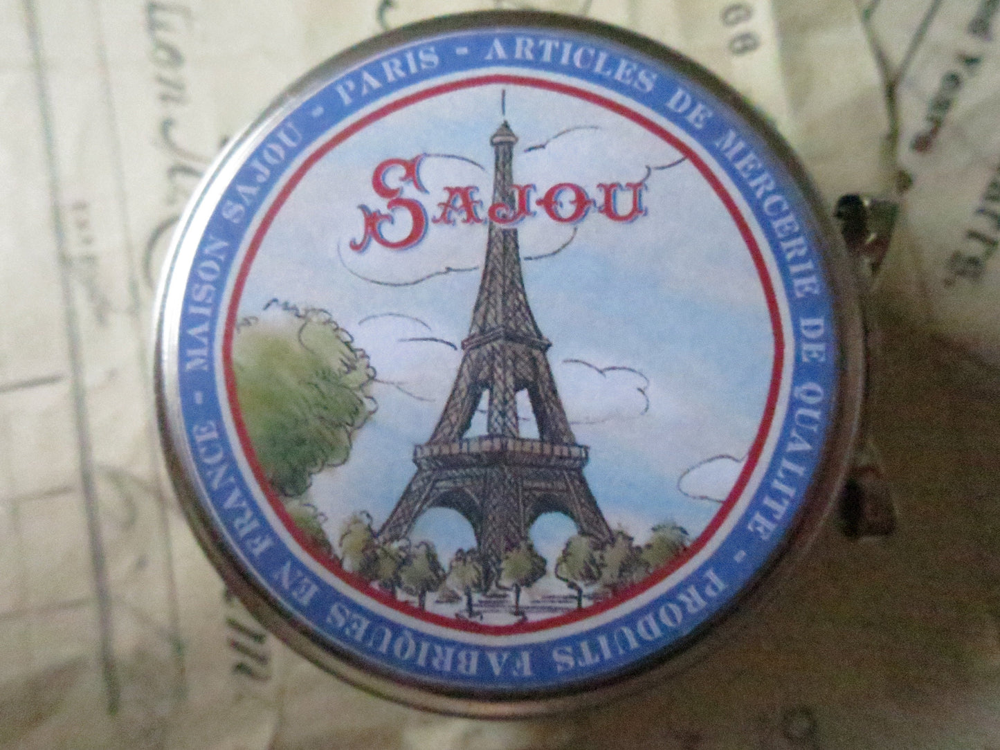 Sajou Travel Sewing Kit Haberdashery Tin