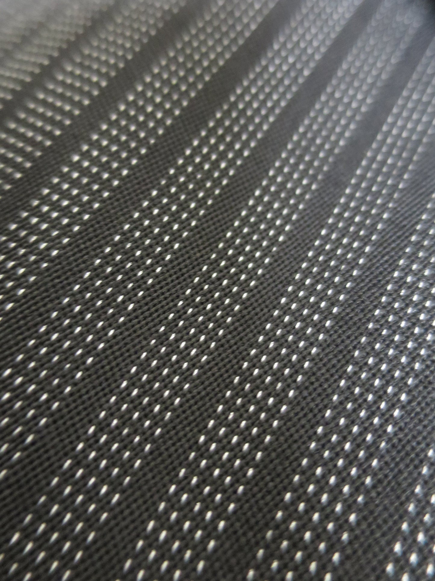 Striped 'Running Stitch' Effect Wool Fabric- By the Meter