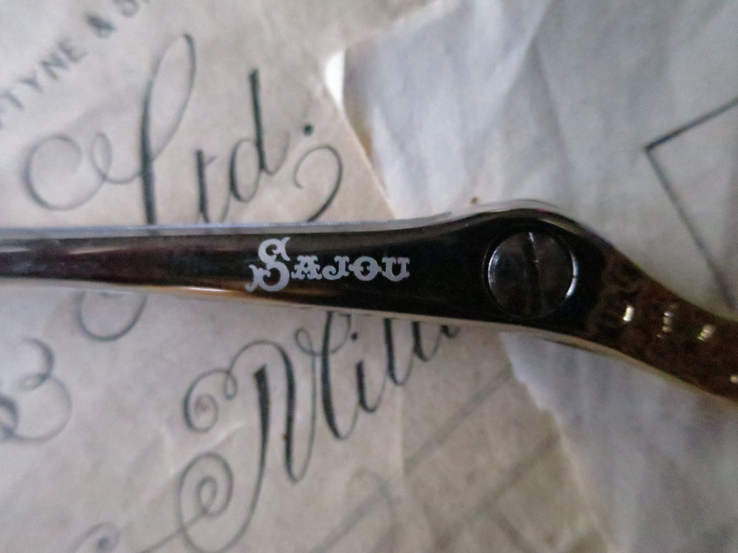 Sajou Large Gilded Stork Scissors