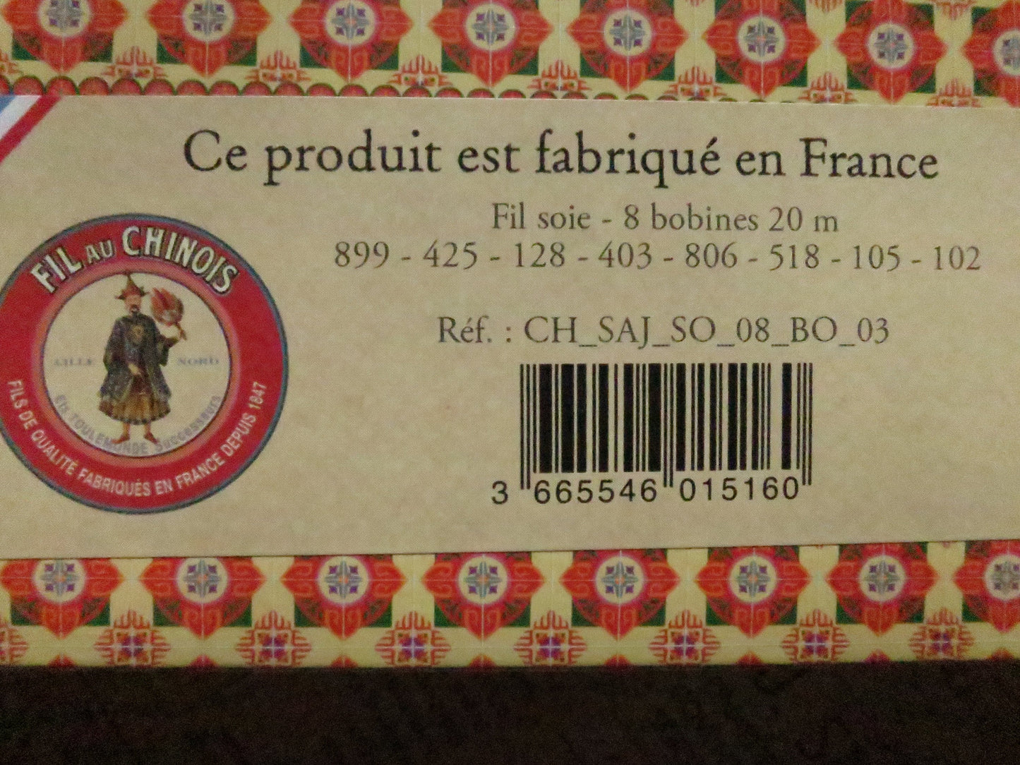 Sajou Fil au Chinois Pure Silk Perlé Thread No.30- Boxed Set 8 Spools- Shocking Pinks
