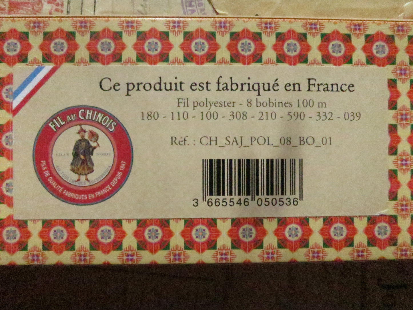 Sajou Fil au Chinois Polyvalent Polyester Sewing Thread Boxed Set