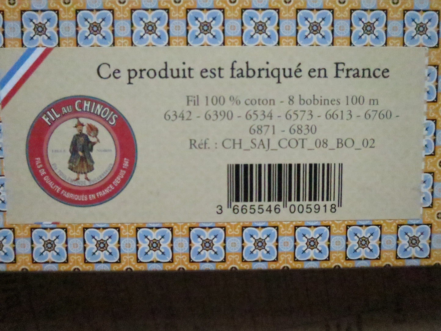 Sajou Fil au Chinois Cotton Thread Boxed Set- Brights