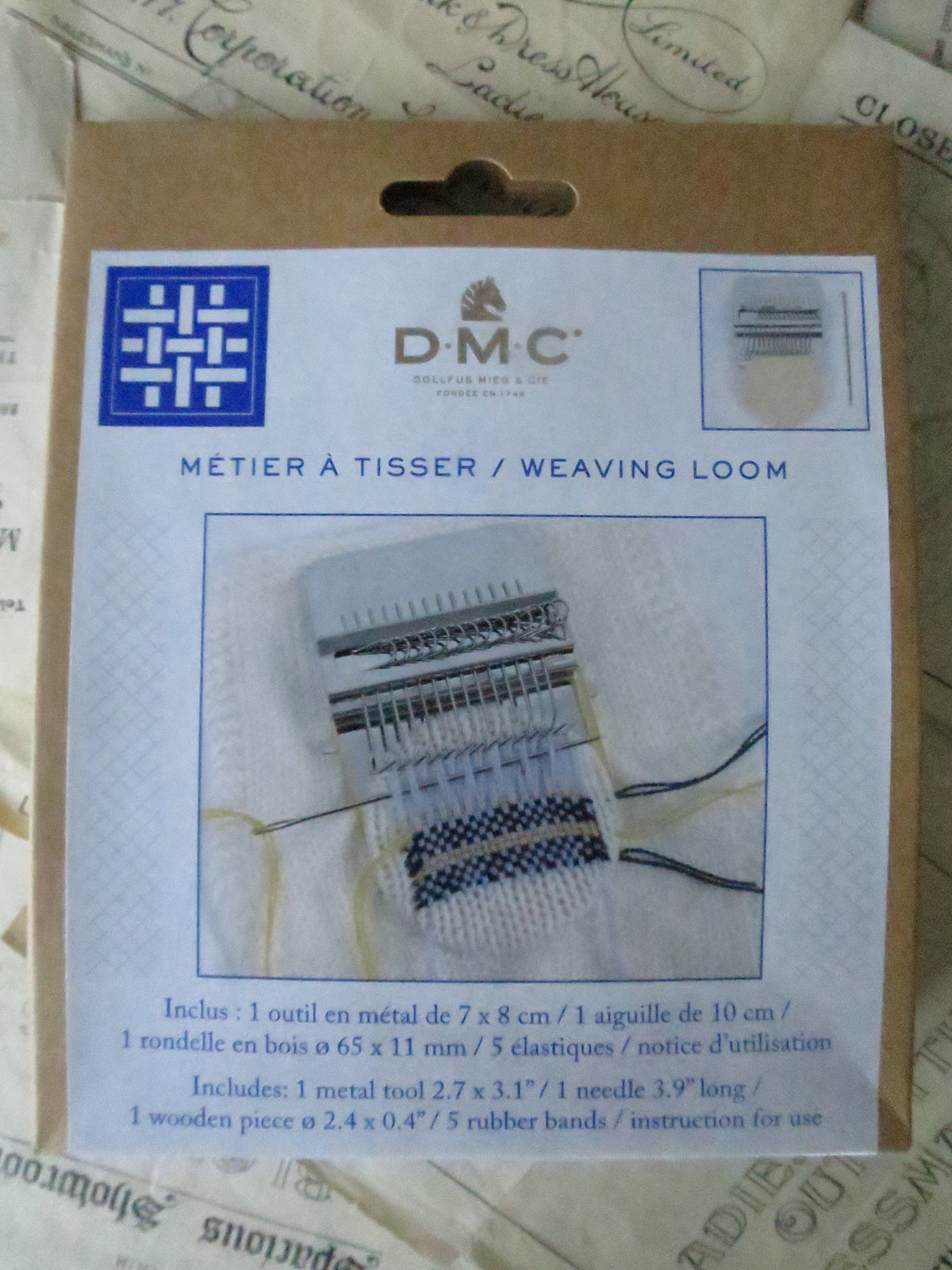 DMC Mini Weaving Darning Loom= 14 hook 11cm