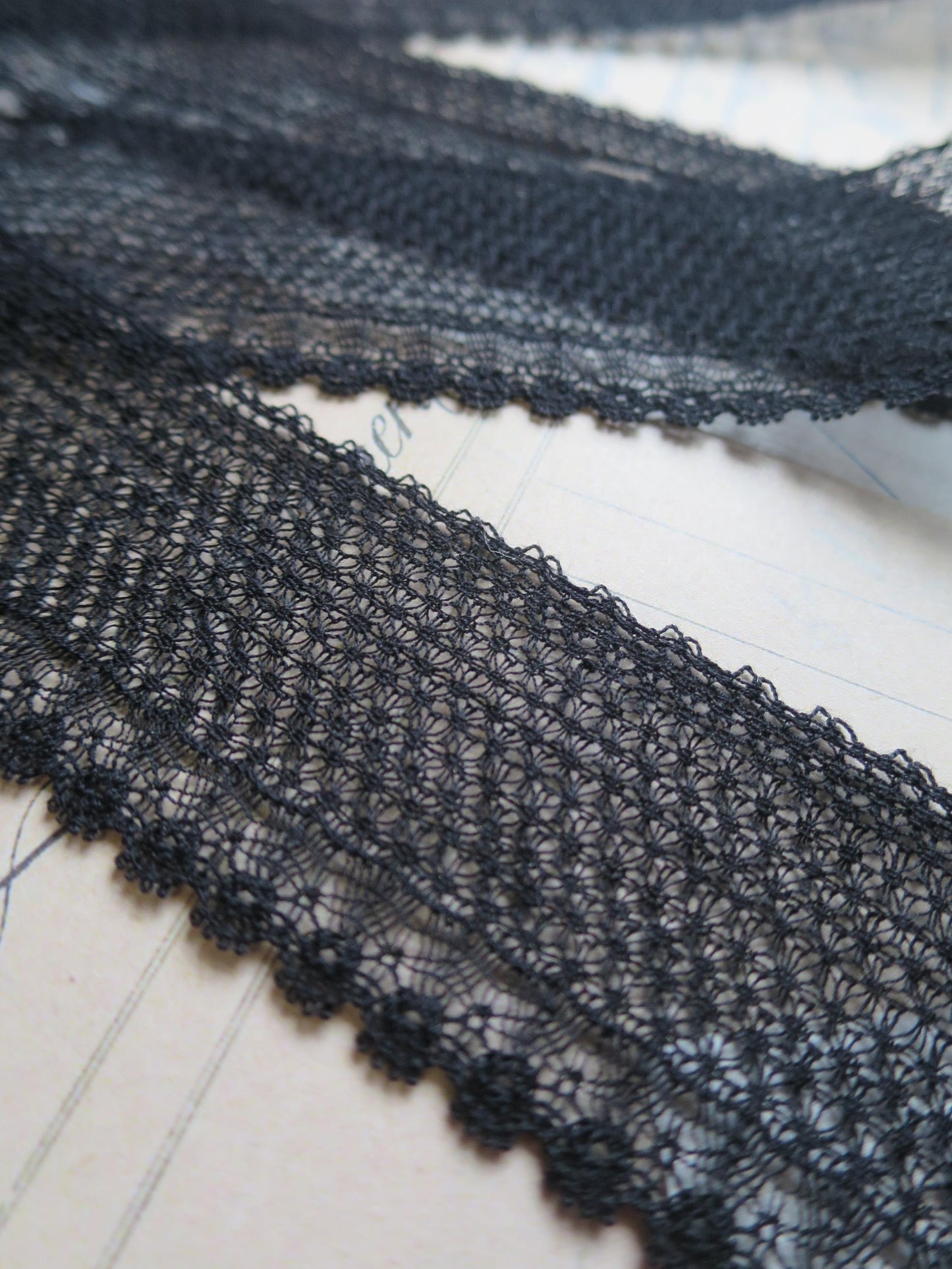 3.7cm Nottingham lace Delicate Lace design