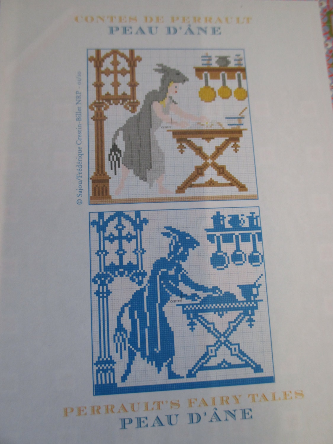 Sajou Perrault Fairy Tales Embroidery Chart- Donkey Skin