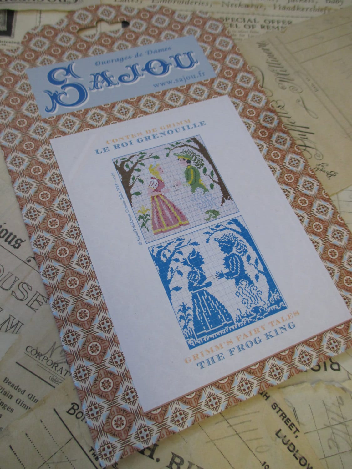 Sajou Grimm's Fairy Tales Embroidery Chart- The Twelve Brothers