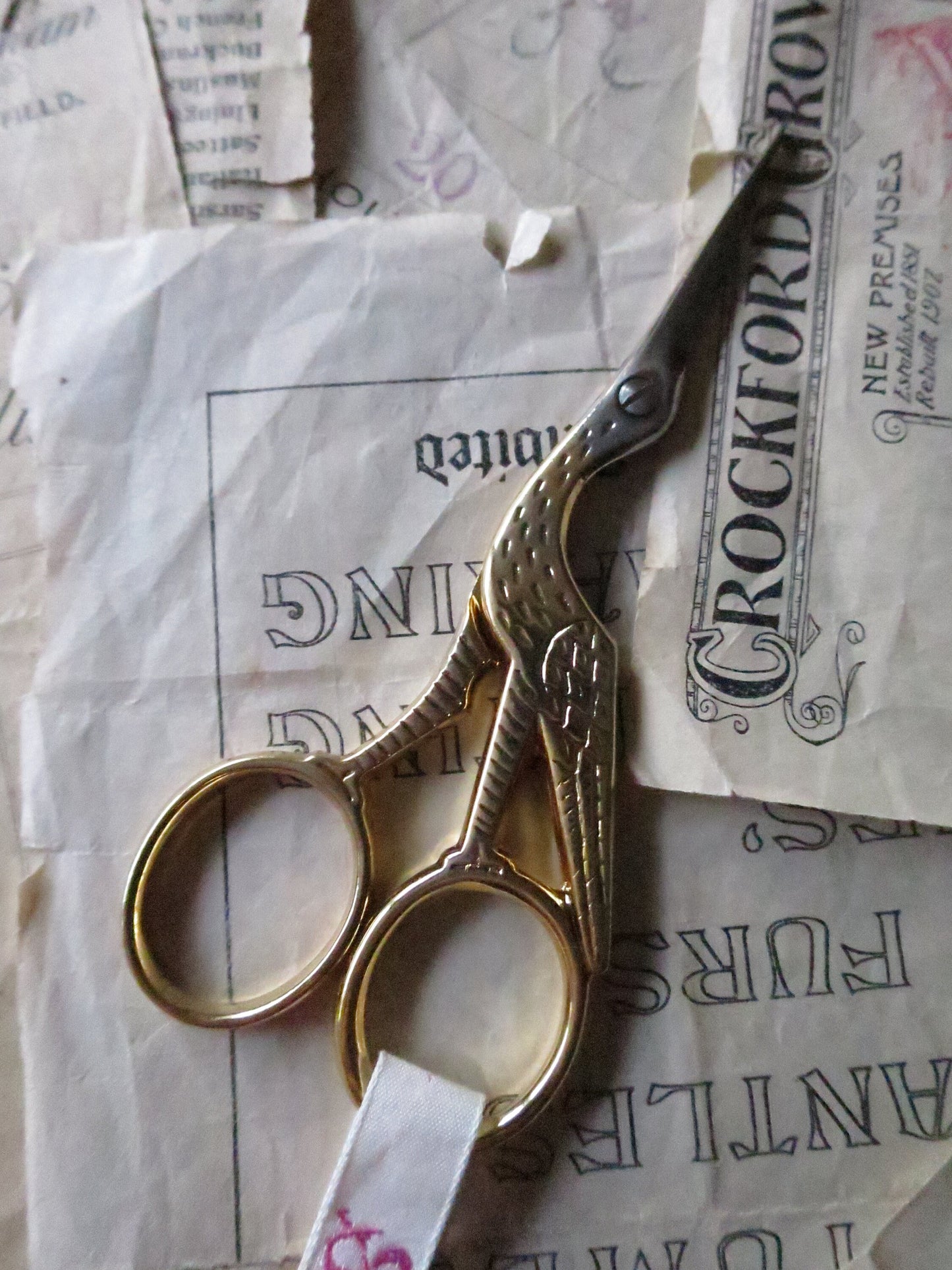 Buy Sajou Large Gilded Stork Scissors