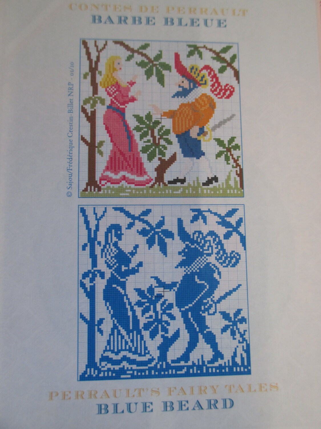 Sajou Perrault Fairy Tales Embroidery Chart- Blue Beard