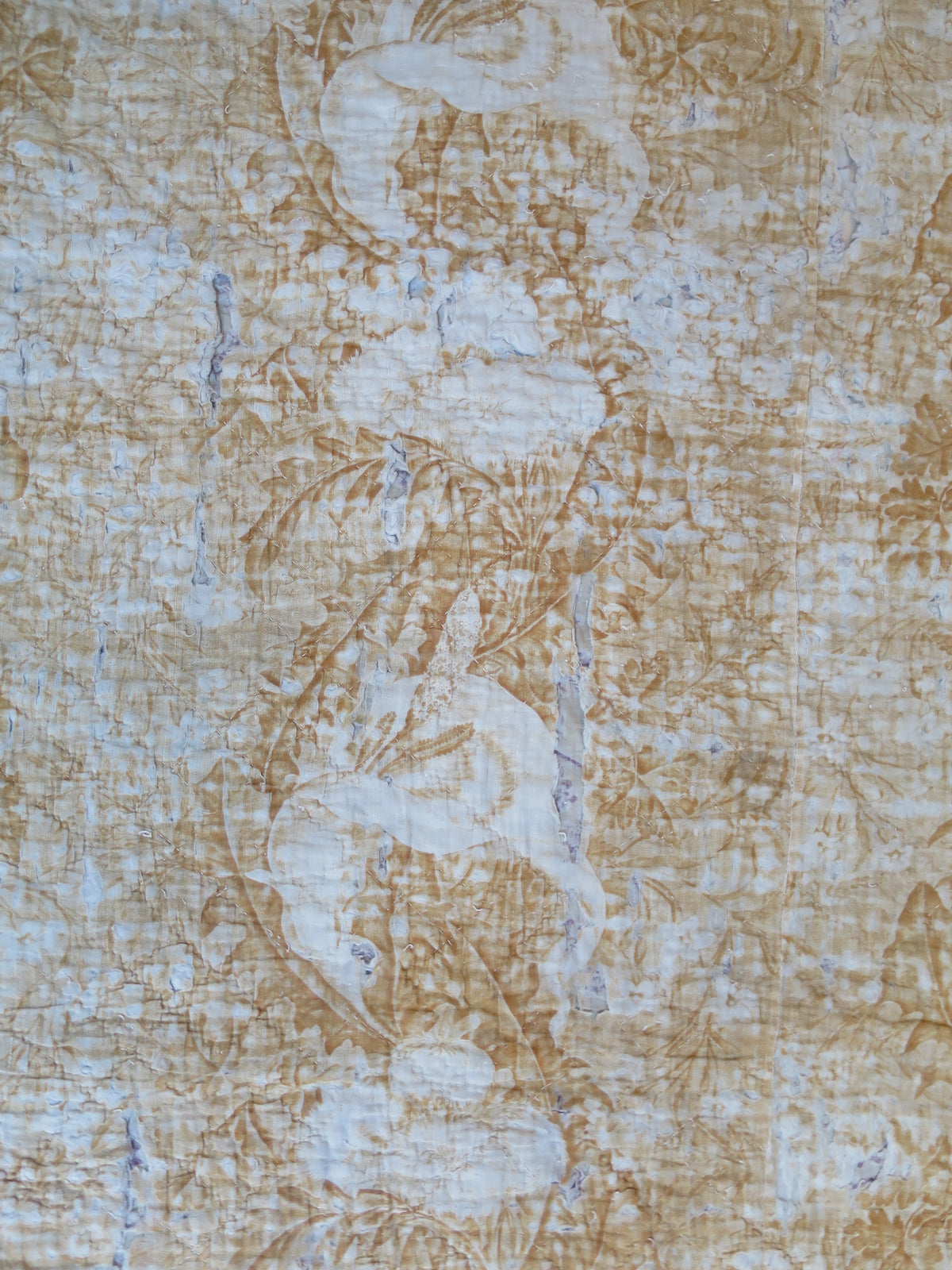 Area of wear on the part quilt's reverse