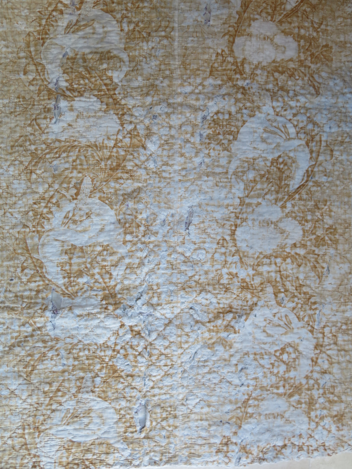 Area of wear on the part quilt's reverse