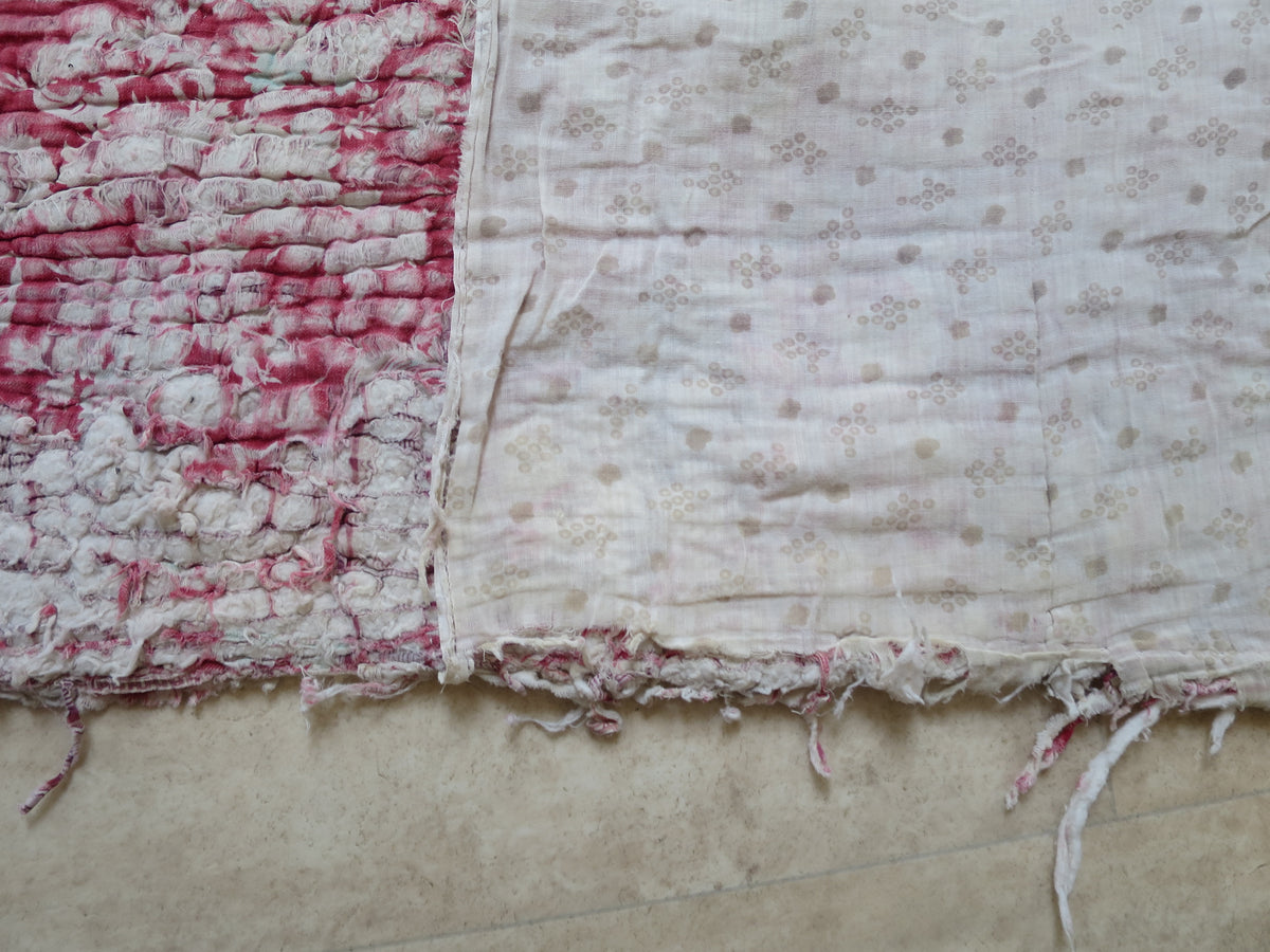 Second and third backing layers of the quilt shown together