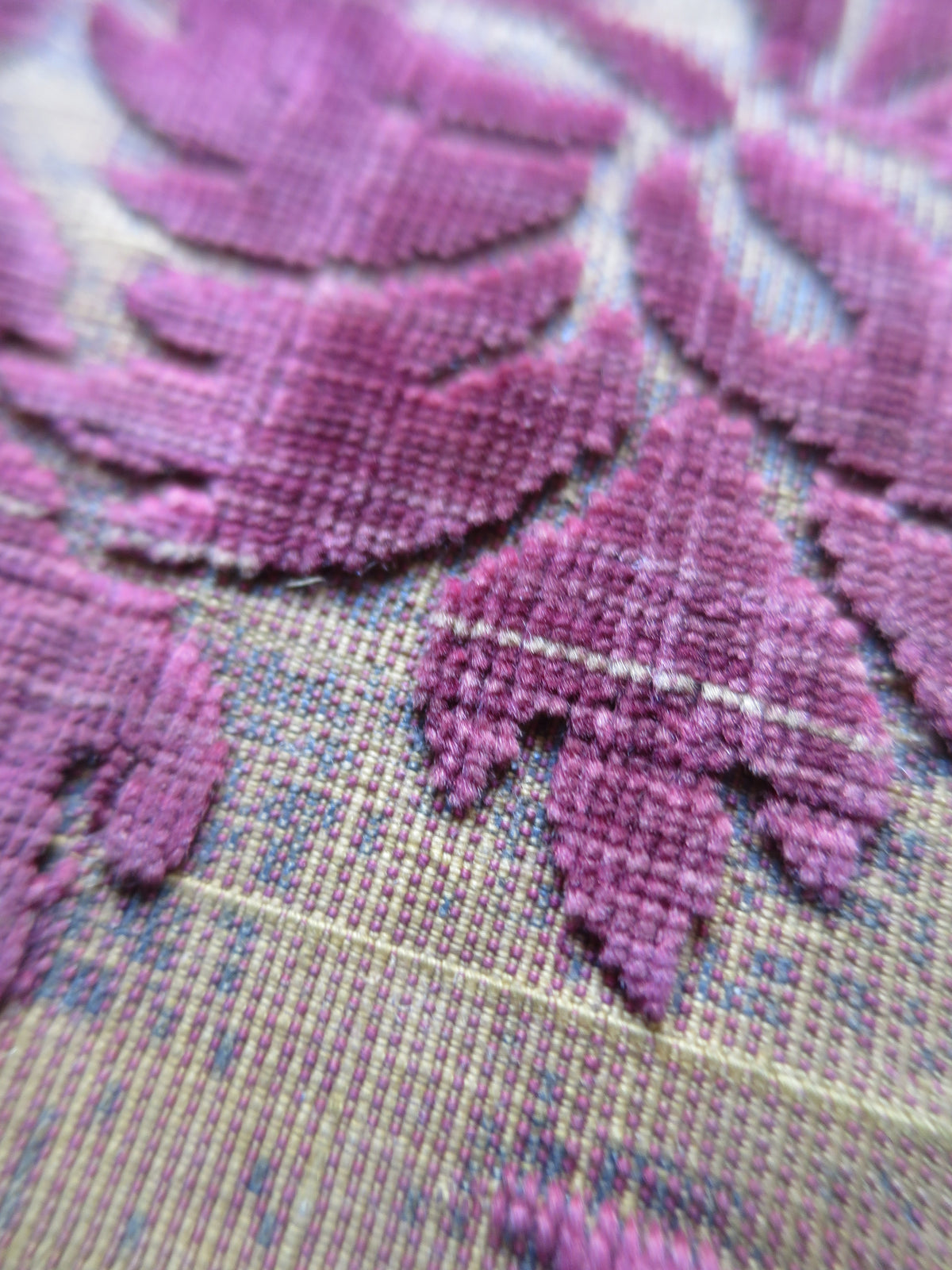 Italian Silk Velvet Panel, c. 1650