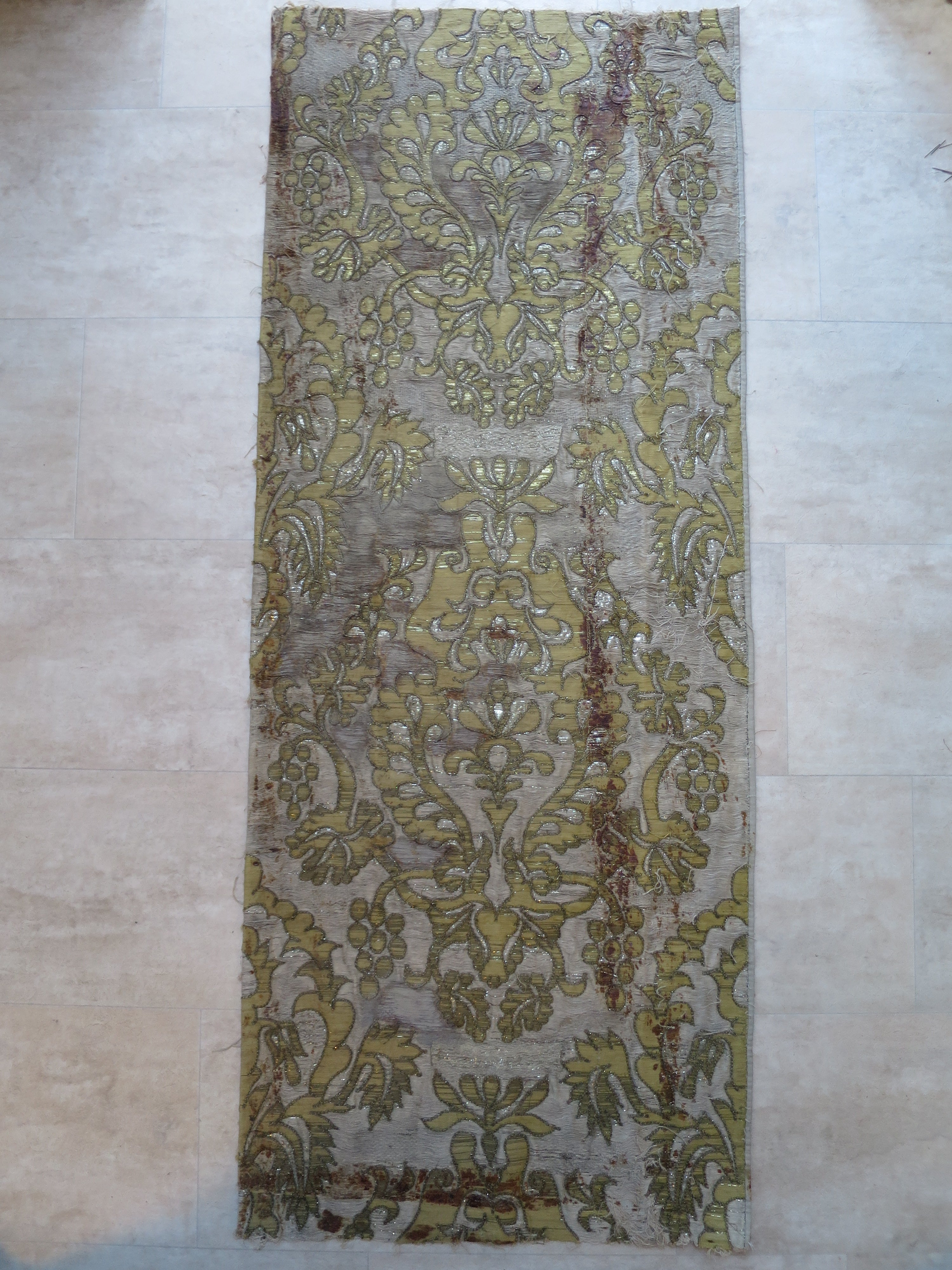 Spanish Cloth-of-Gold & Bullion Embroidery Panel, c. 1590–1610, Clive Rogers Provenance