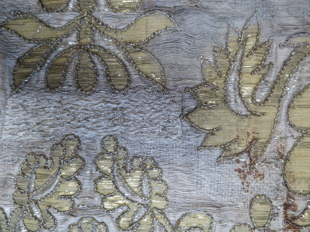 Spanish Cloth-of-Gold & Bullion Embroidery Panel, c. 1590–1610, Clive Rogers Provenance