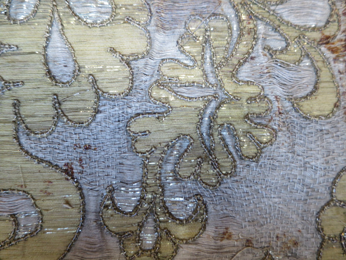 Spanish Cloth-of-Gold & Bullion Embroidery Panel, c. 1590–1610, Clive Rogers Provenance