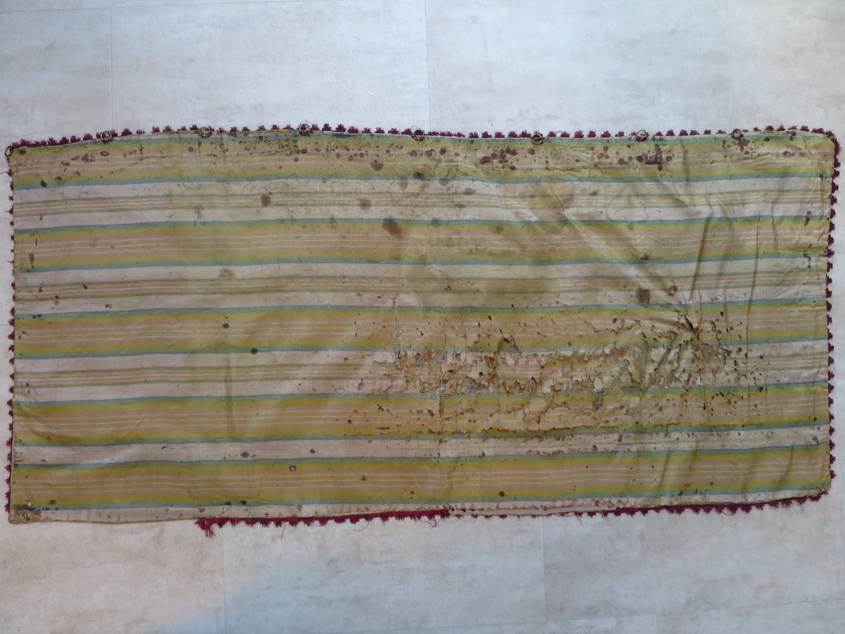 Madonna and Child Silk Work Panel, c. 1600–1650, with Historic Passementerie Repairs