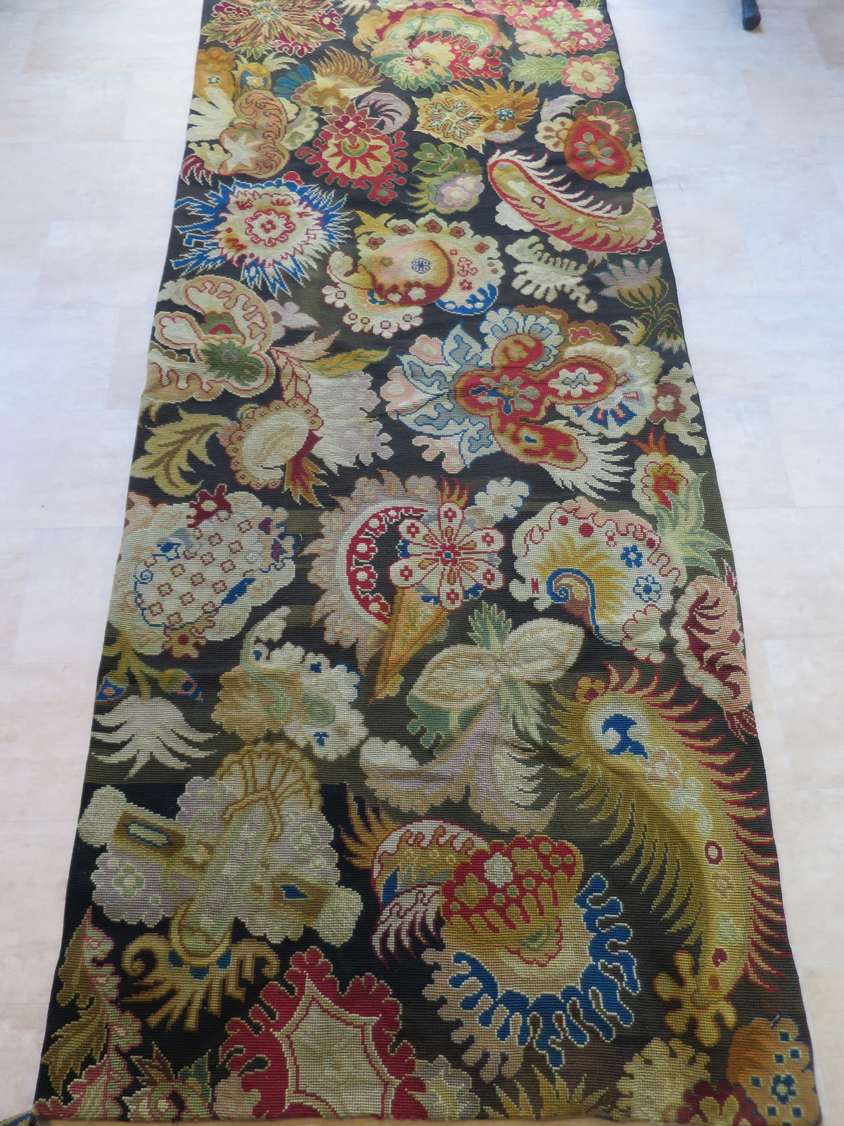Two English Gros Point Needlework Panels, c. 1690–1702