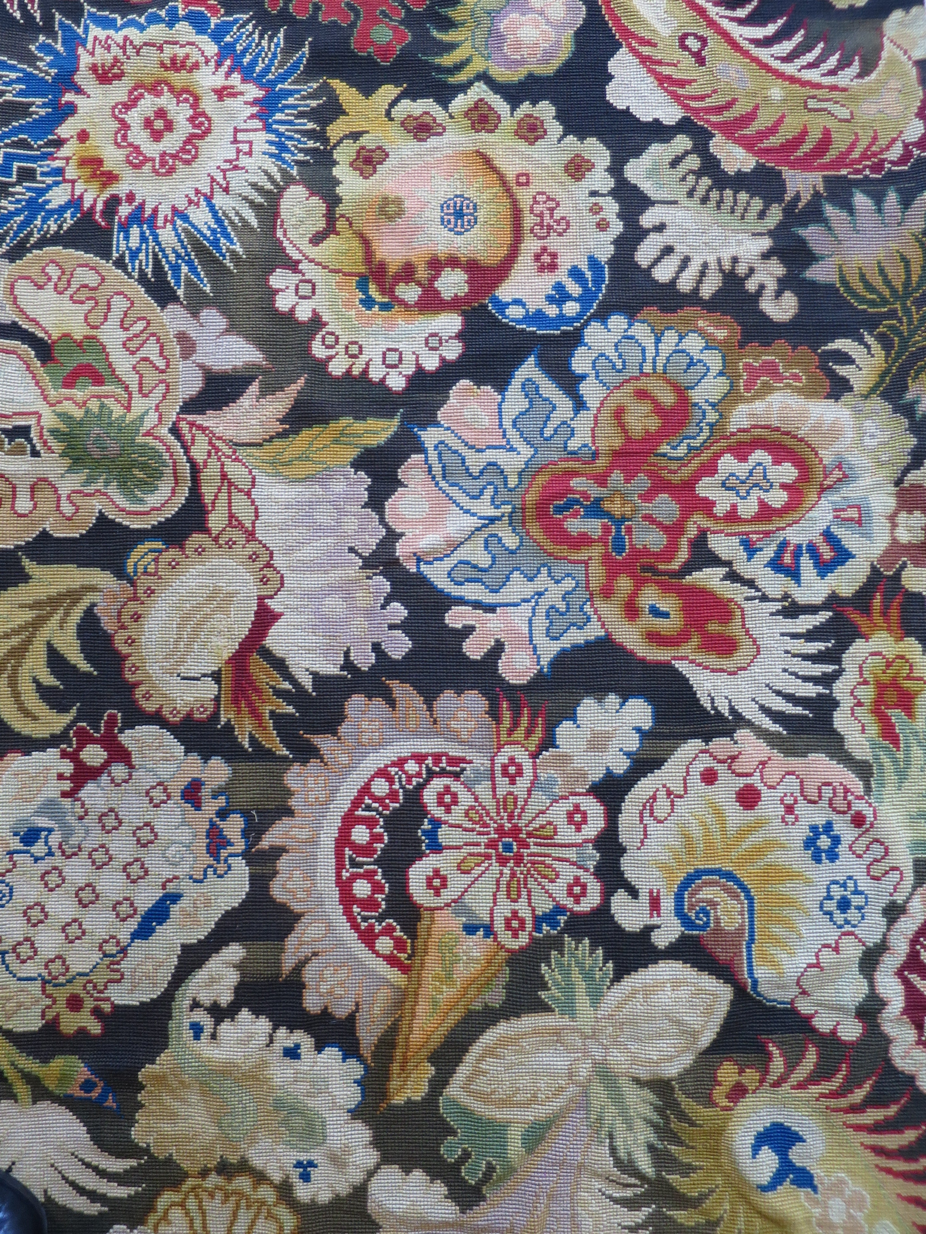 Two English Gros Point Needlework Panels, c. 1690–1702