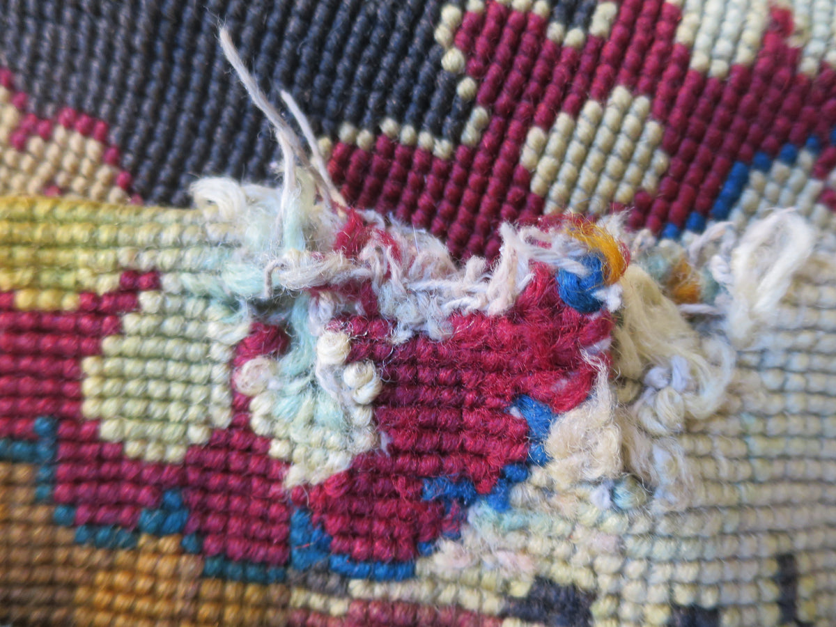 Two English Gros Point Needlework Panels, c. 1690–1702