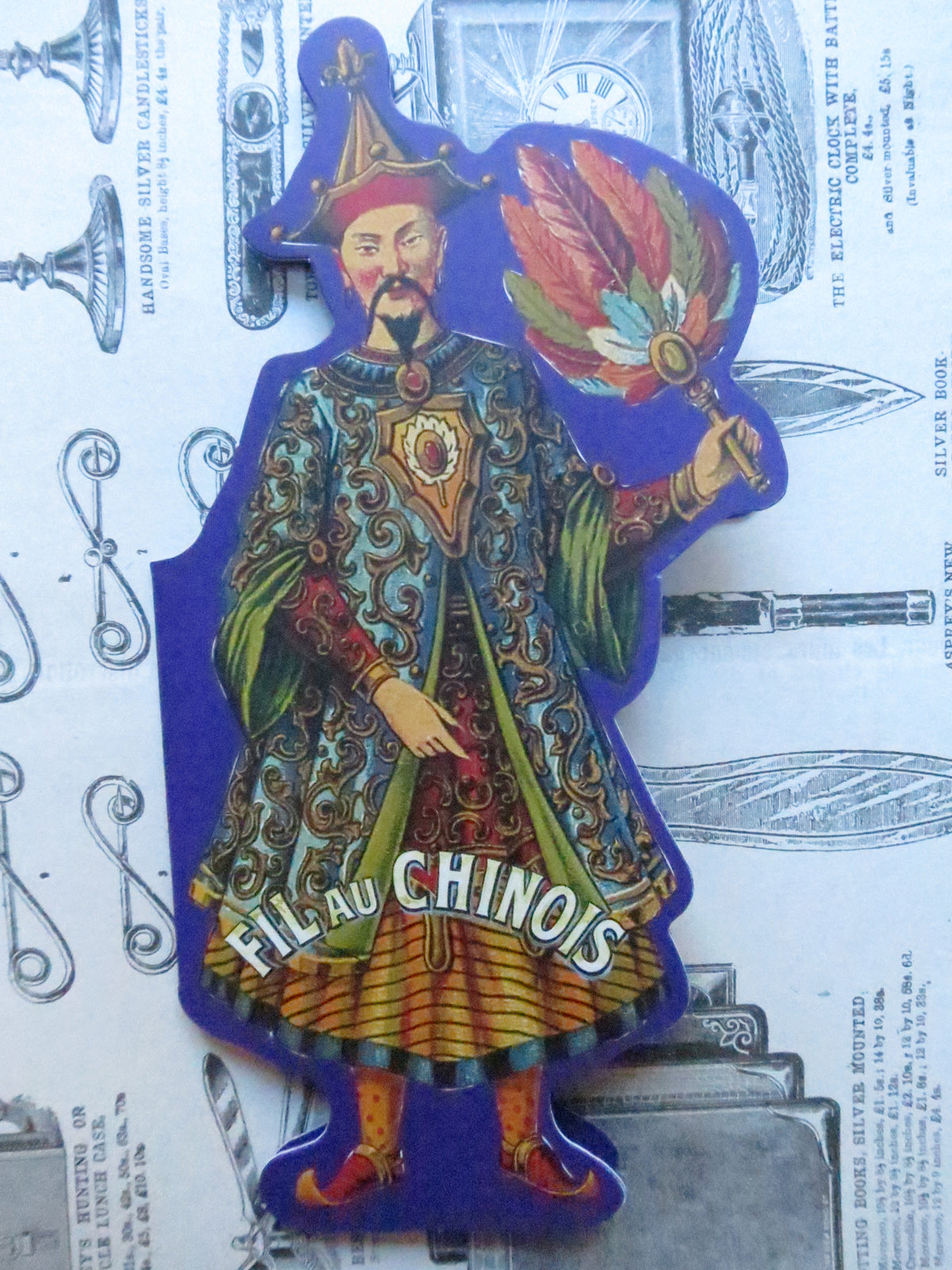Blue Fil au Chinois Booklet- 15 Sharp Sewing Needles