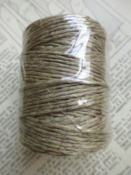 Sajou Le Baufil Thick Natural Linen Thread Reel- 60 Meters