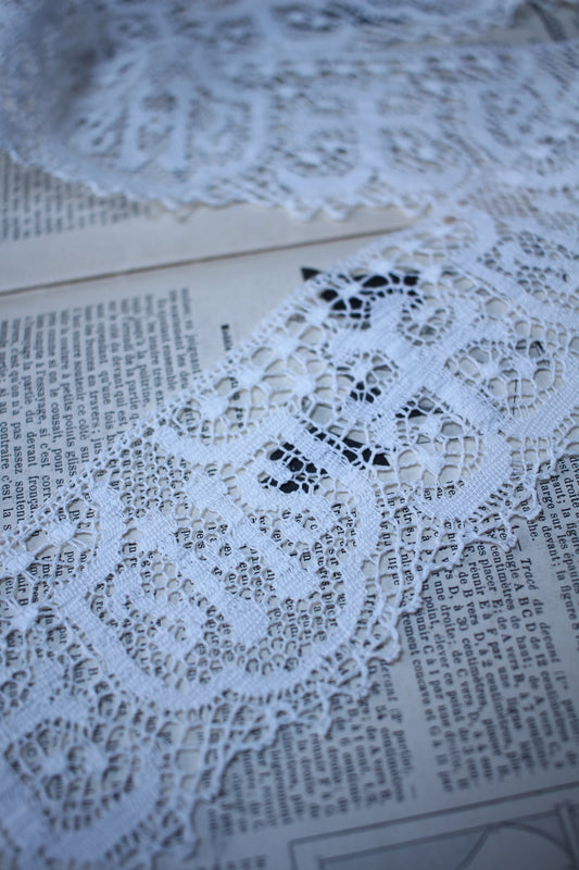 Off White Nottingham Cluny Lace- Liturgical Ecclesiastical- 8.5cm