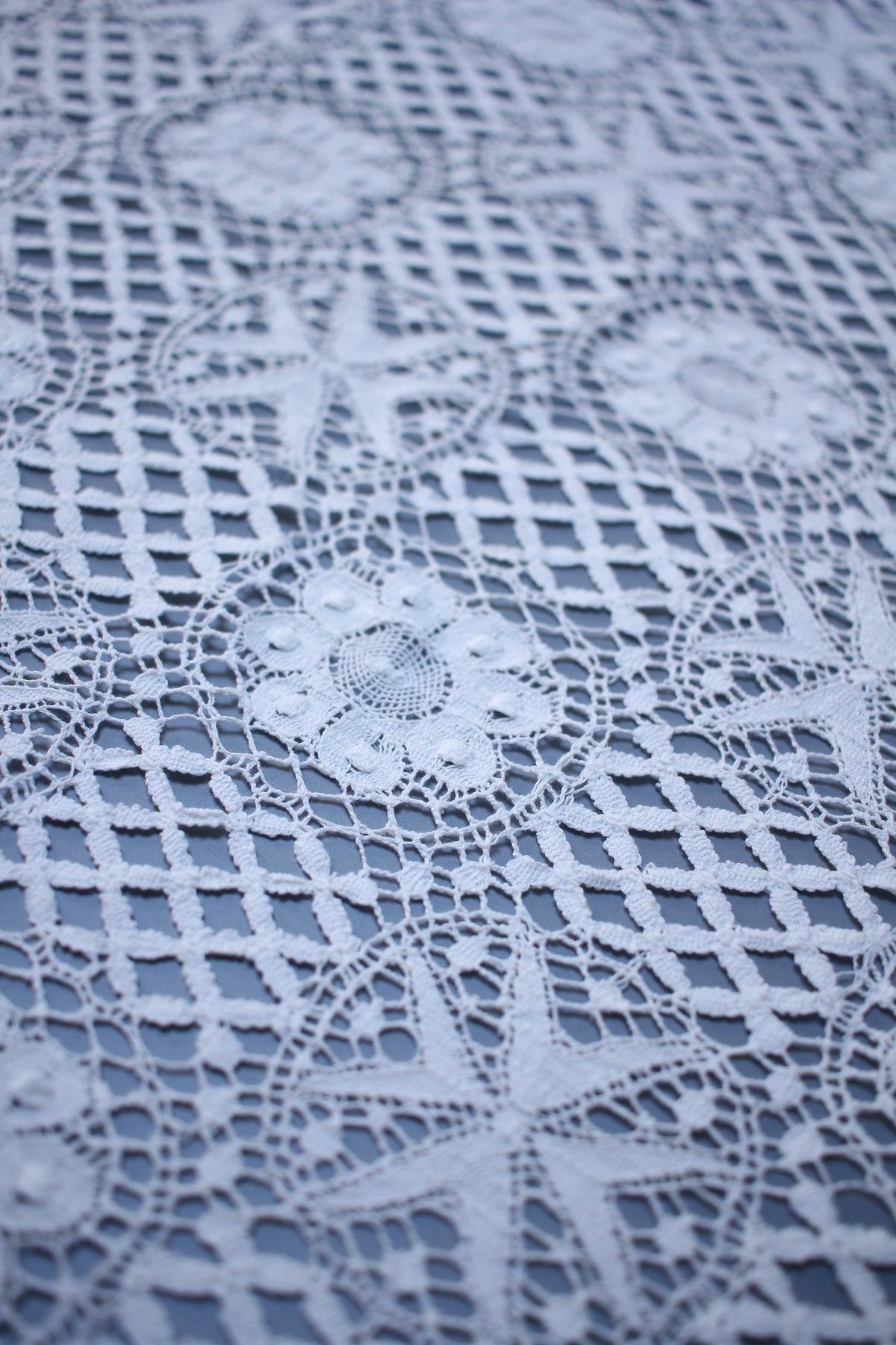 Off White Nottingham Cluny Lace Fabric- Liturgical Ecclesiastical- 140cm Wide