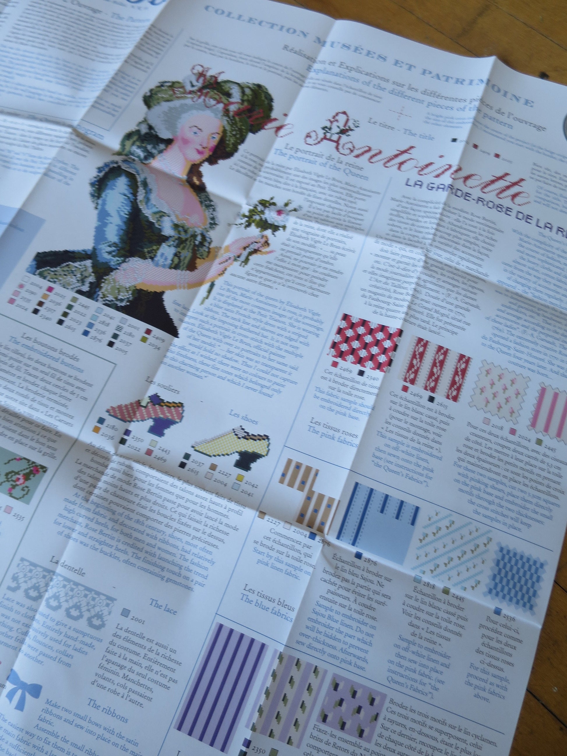 Sajou Large Marie Antoinette Museum & Heritage Chart