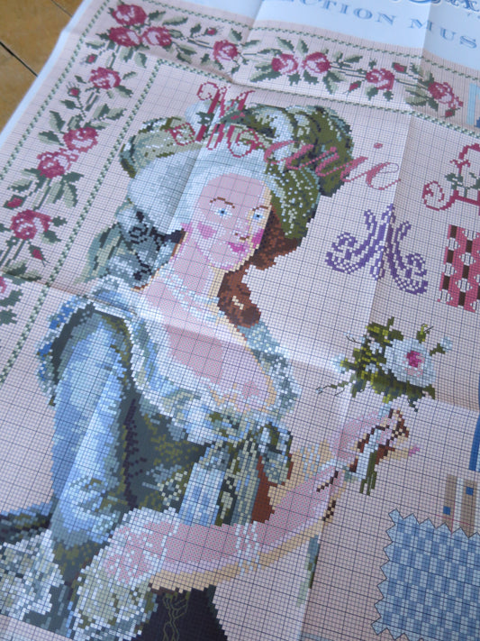Sajou Large Marie Antoinette Museum & Heritage Chart