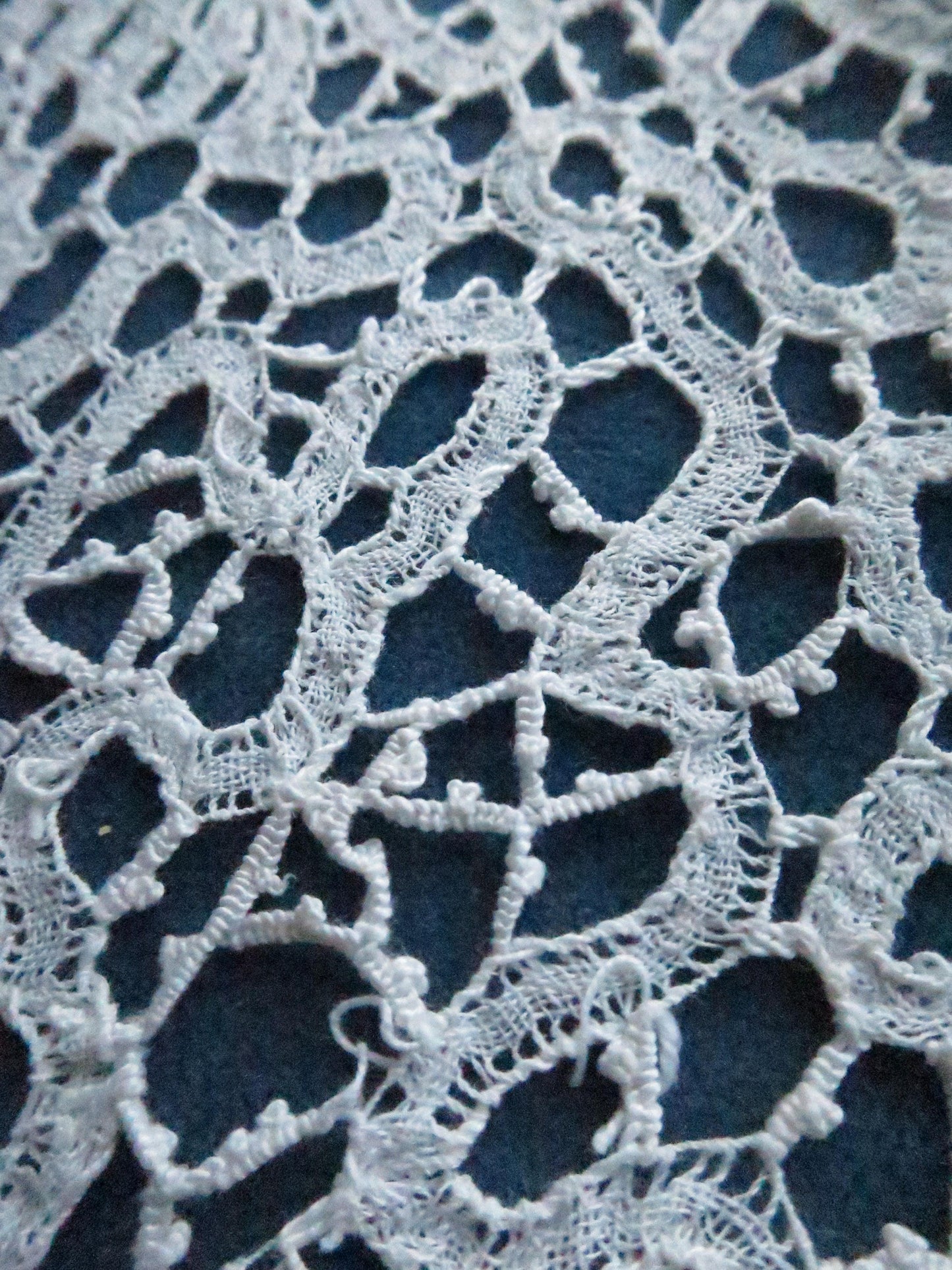 Antique Edwardian Handmade Tape Lace Dress Front