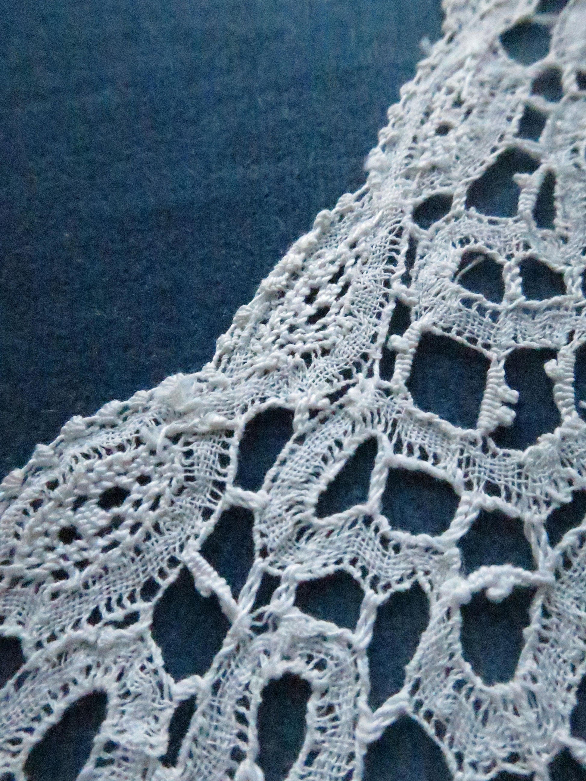 Antique Edwardian Handmade Tape Lace Dress Front