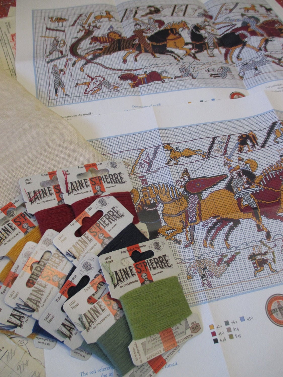 Sajou Museum & Heritage Bayeux Tapestry Embroidery Kit- The Battle of Hastings