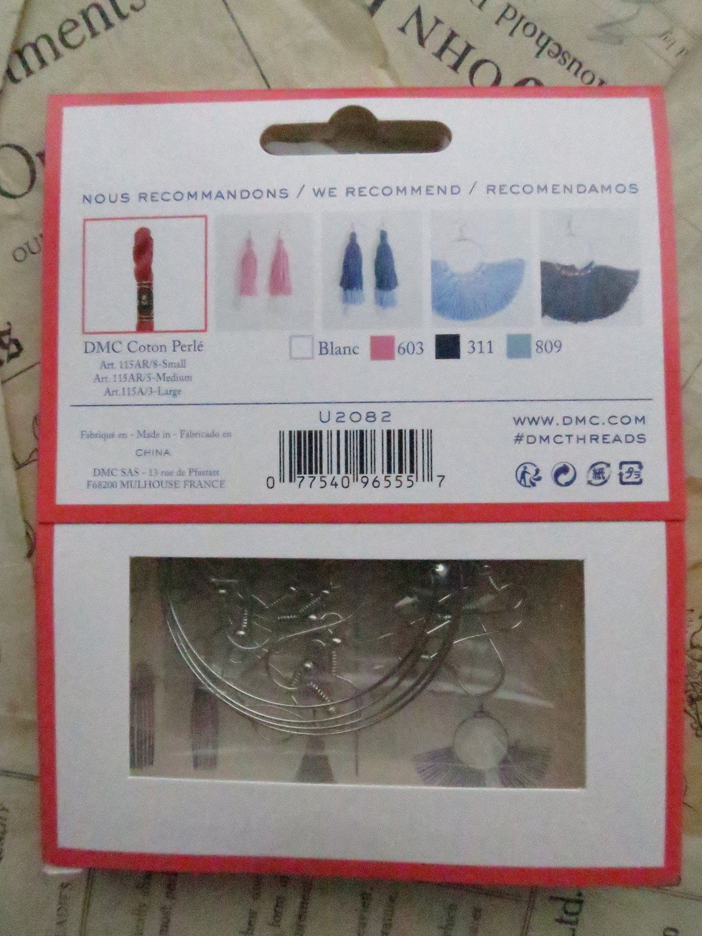 Tassel Earrings Kit- DMC- Projects for Kids & Teenagers