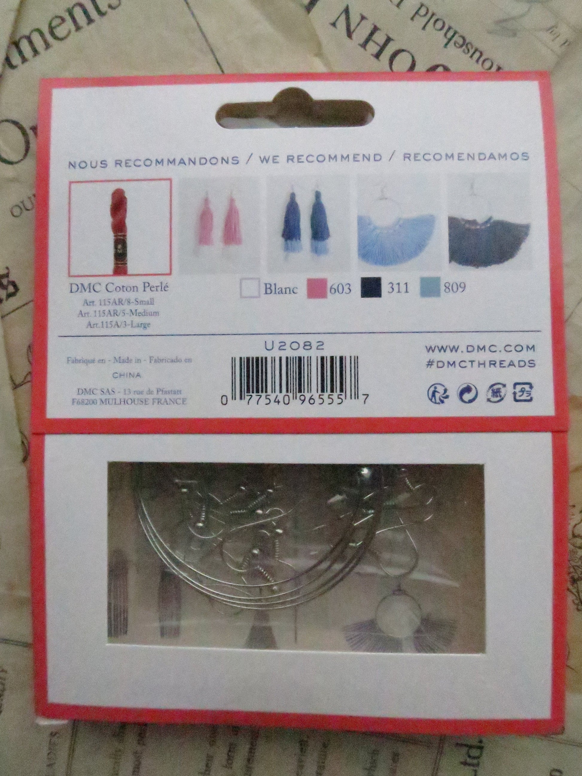 Tassel Earrings Kit- DMC- Projects for Kids & Teenagers