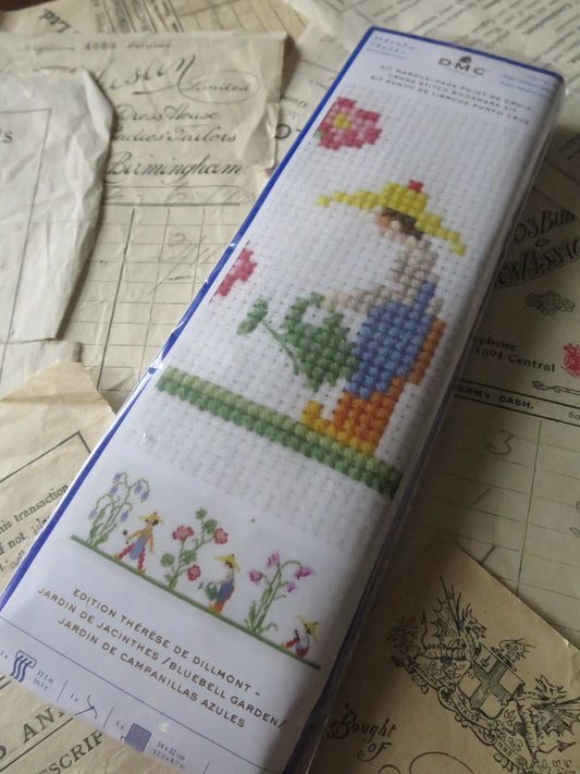 DMC Children's Hyacinth Garden Bookmark Cross Stitch Embroidery Kit