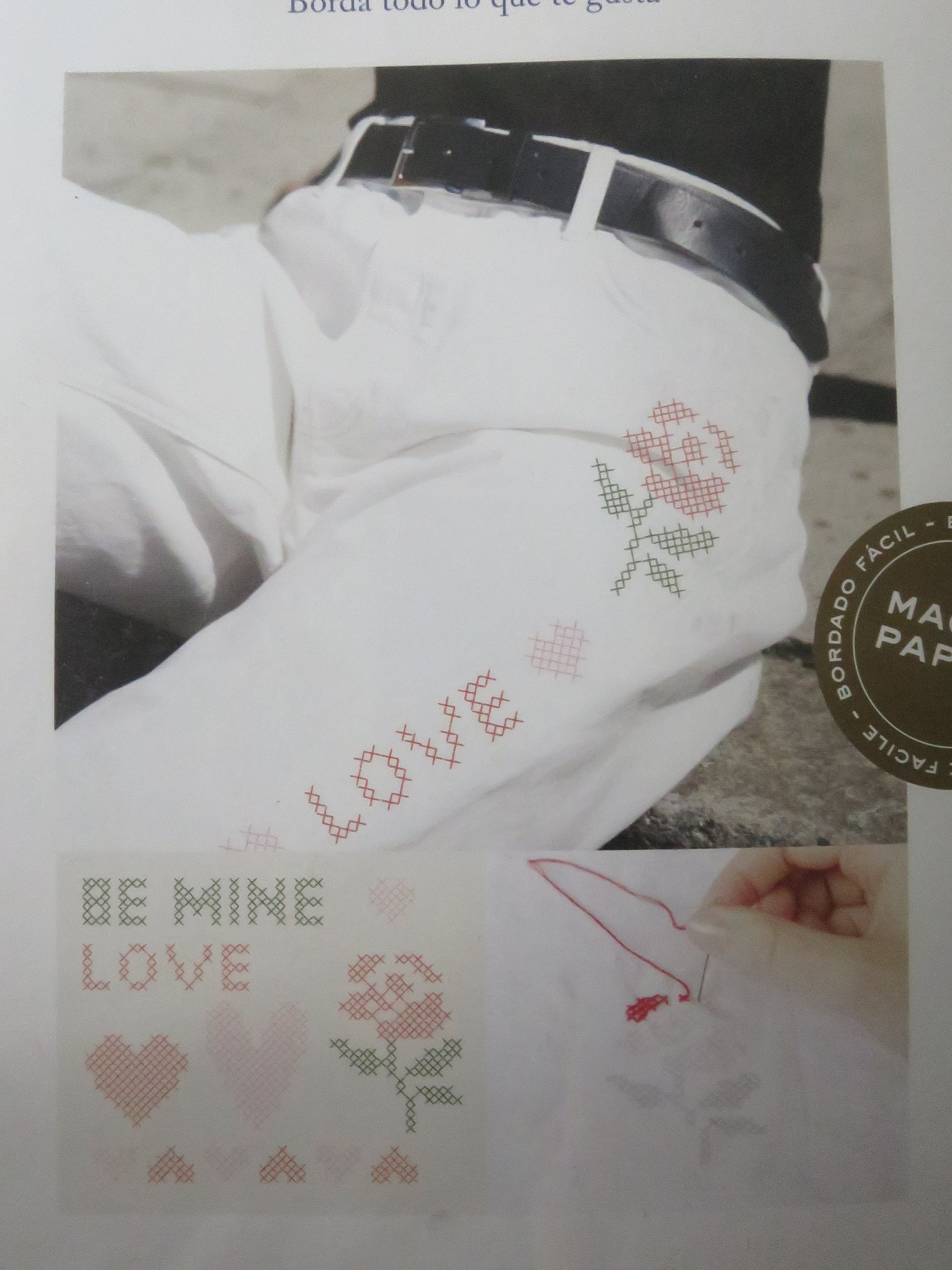 Love Collection Magic Paper Cross Stitch Embroidery Kit DMC