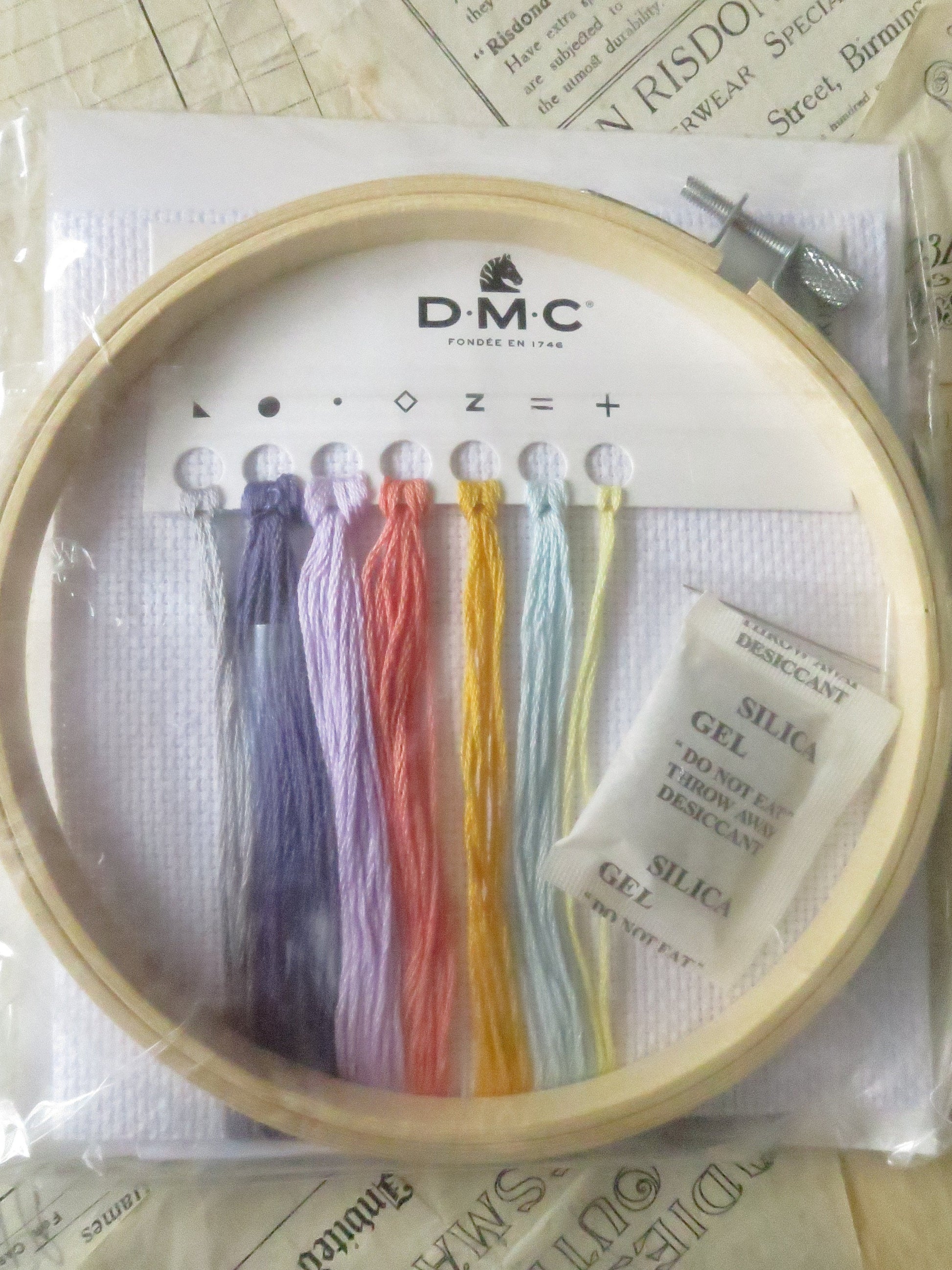 Hello Baby Folk Art Style Cross Stitch Embroidery Kit
