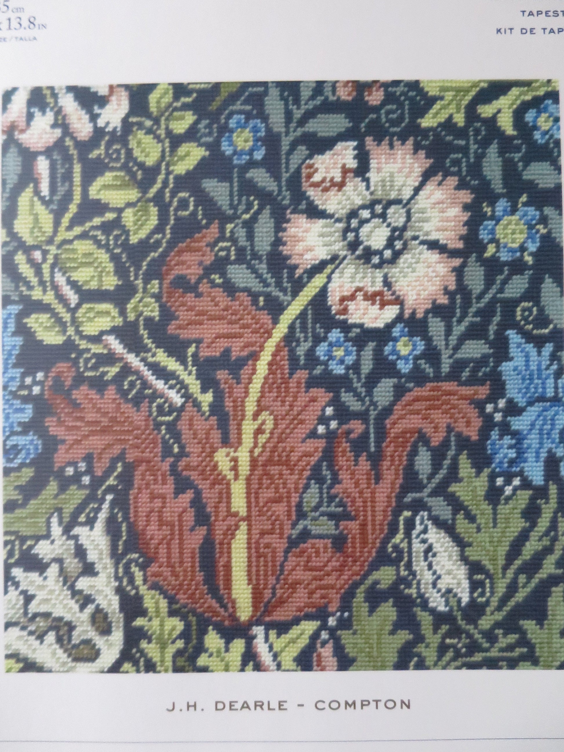 V&A J.H. Dearle 'Compton' Cushion Front Tapestry Kit