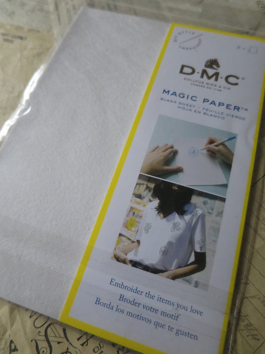 Create Your Own Embroidery Designs- Blank Magic Paper