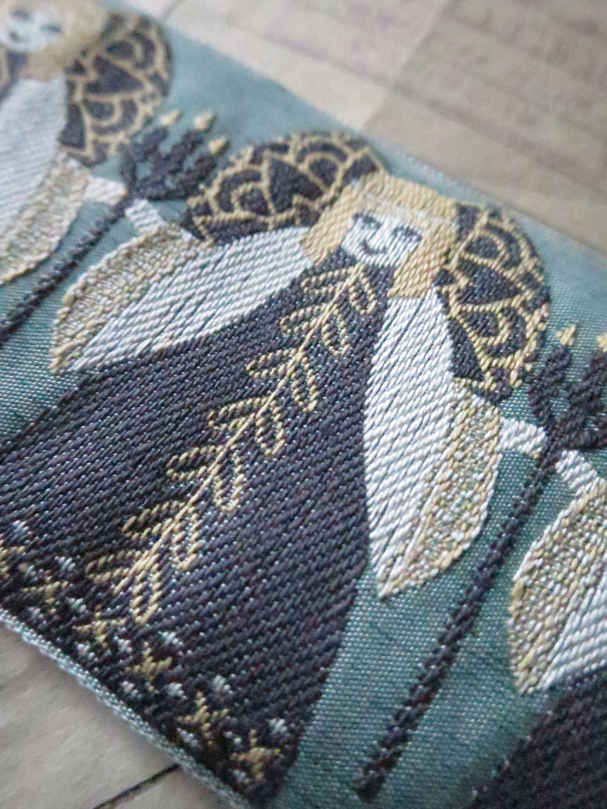 Angels 50 mm Liturgical Jacquard Woven Ribbon