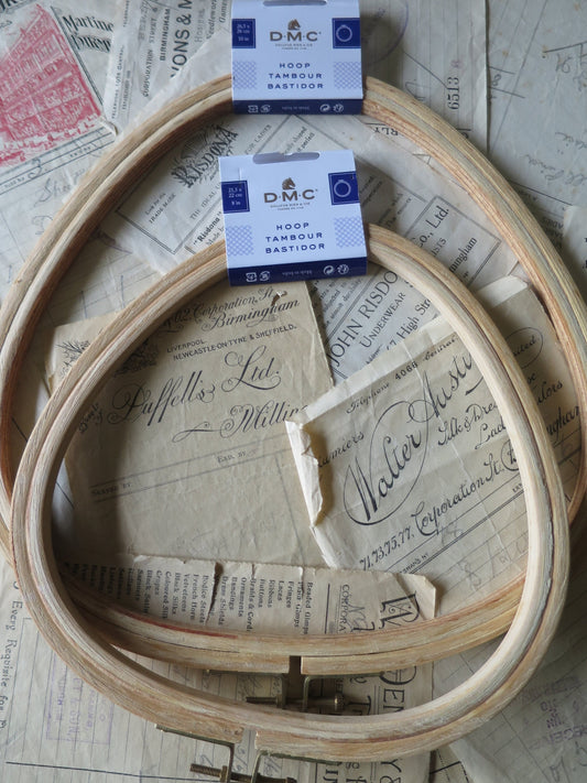 DMC Wooden Triangular Embroidery Hoops- Two Sizes