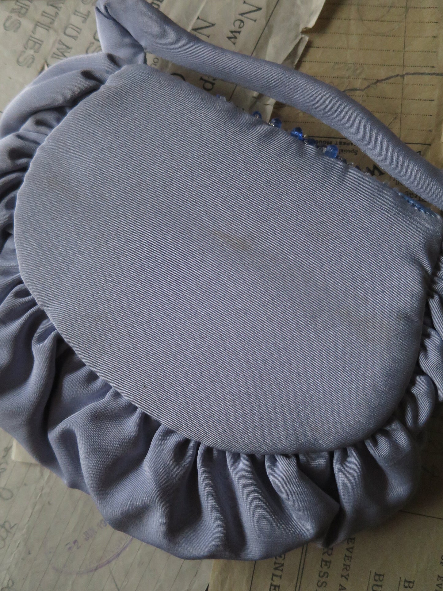Vintage 1970's Evening Bag- Beading & Hand Embroidery