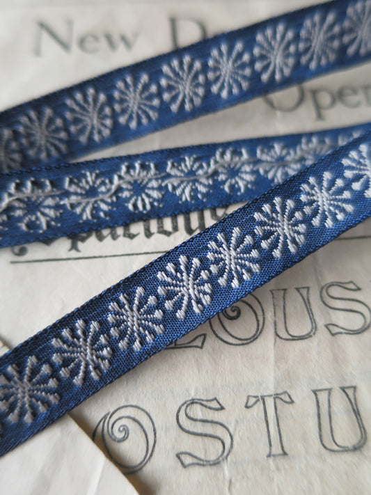 Atomic Dandelion 10 mm Jacquard Woven Ribbon
